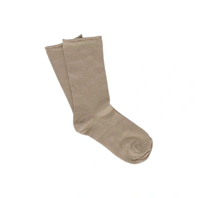 Brunello Cucinelli Beige Cashmere Socks