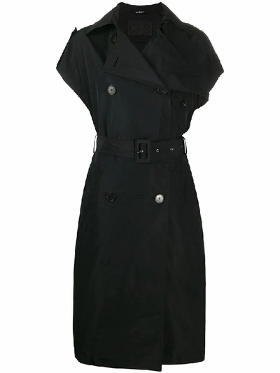 Givenchy Women's Black Cotton Trench Coat