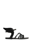 Ancient Greek Sandals Ikaria Jelly Wing-detail Sandals In Black