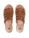 Church's Brown Dori Leather Gladiator Sandals In Brown