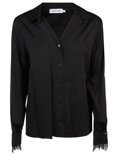 Calvin Klein Women's Black Viscose Shirt