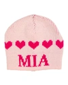 BUTTERSCOTCH BLANKEES KID'S STRING OF HEARTS BEANIE HAT, PERSONALIZED,PROD154400220