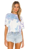 Cotton Citizen The Tokyo Crop Tee In Peony Blast