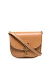 SAINT LAURENT KAIA LEATHER SHOULDER BAG