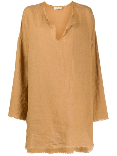 Mes Demoiselles Oversized Kaftan In Neutrals