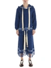 LOEWE LOEWE FRINGED HOODED JACKET