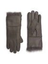 SURELL TOSCANA FUR-TRIM GLOVES,0400093878623