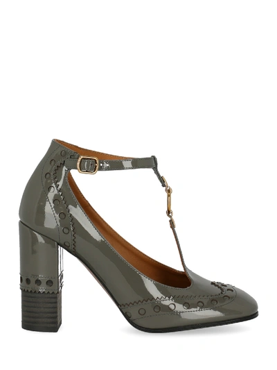 Pre-owned Chloé Shoe In Grey