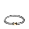 John Hardy Sterling Silver & 18k Bonded Gold Dot Medium Chain Bracelet In Sterling Silver & Gold