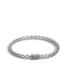 John Hardy Dot Sterling Silver Small Chain Bracelet In Silver