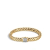 John Hardy Classic Chain 7.75 Bracelet In White Diamond