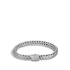John Hardy Icon Bracelet, 7.5mm In White Diamond