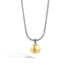 John Hardy Palu Reversible Pendant 18-20 Necklace In Sterling Silver & Gold