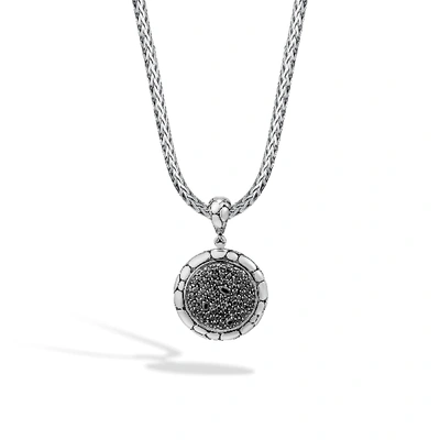 John Hardy Kali Enhancer Hbs20263bls Necklace In Treated Black Sapphire