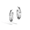 JOHN HARDY BAMBOO SMALL J HOOP EARRING,EB5381