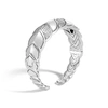 John Hardy Legends Naga Flex 6.75 Cuff Bracelet In White Diamond