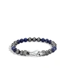 John Hardy Sterling Silver, Jasper, Sodalite And Onyx Classic Chain Bead Bracelet In Hematite