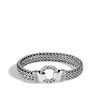 John Hardy Chain Classic Ring Clasp Sterling Silver Bracelet In Silver