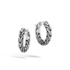 JOHN HARDY JOHN HARDY CARVED CHAIN HOOP EARRING,EB999709