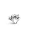 John Hardy Legends Naga Ring In Blue Sapphire