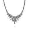 John Hardy 'classic Chain Tiga' Silver Spear Bib Necklace In Multicolor