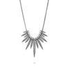 John Hardy Classic Chain Spear Bib Necklace In Silver