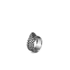 John Hardy Tiga Classic Chain Overlap Ring In Silver And Gold