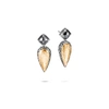John Hardy Classic Chain Drop Earring In Hematite