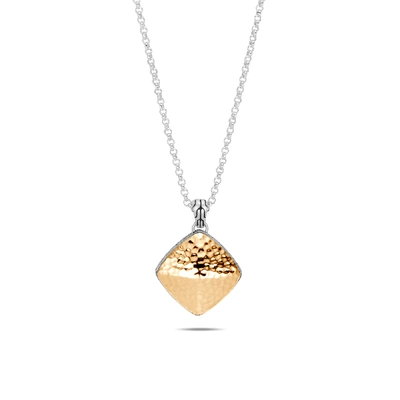 John Hardy Classic Chain Hammered Sugarloaf Pendant Necklace Nz90640 In Multicolor