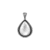 John Hardy Women's Classic Chain Hammered Sterling Silver & Mixed-stone Enhancer Pendant In Black Spinel