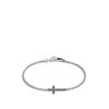 John Hardy ‘classic Chain' Silver Cross Charm Mini Rolo Chain Bracelet