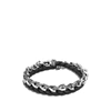 John Hardy Asli Leather Hybrid Wrap Bracelet In Silver And Gold