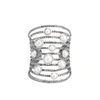 John Hardy Mabe Pearl Multi Row 6.25 Cuff Bracelet In Cultured Mabe Fresh Water Pearl
