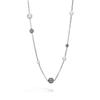 John Hardy Carved Chain Palu Station Necklace In Multicolor