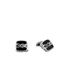 John Hardy Asli Classic Chain Cuff Links In Black Onyx