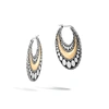 John Hardy Dot Palu Hoop Earring In Multicolor