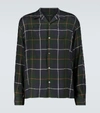 UNDERCOVER CHECKED LONG-SLEEVED SHIRT,P00456146