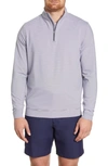 Peter Millar Perth Stripe Quarter Zip Performance Pullover