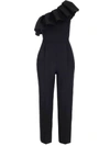 MSGM MSGM RUFFLED ONE SHOULDER JUMPSUIT