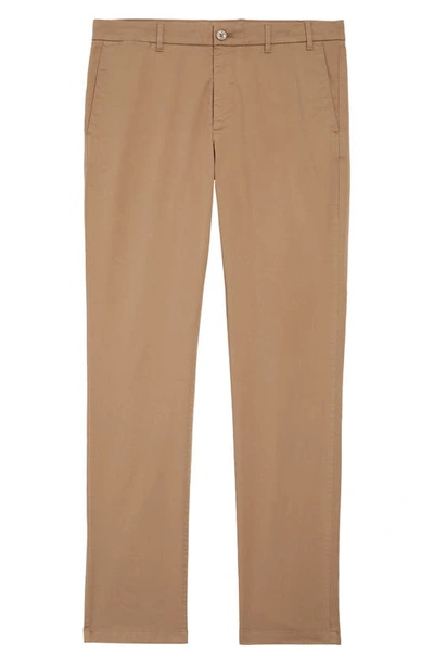 Norse Projects Aros Slim Fit Stretch Twill Pants In Brown