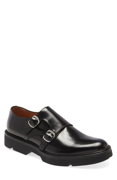 Dries Van Noten Double Monk Shoe In Black