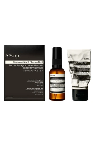 Aesop Moroccan Neroli Shaving Duet In Colorless