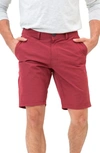 7 Diamonds Velocity Hybrid Shorts In Brick Red