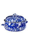 Golden Rabbit Swirl Dutch Oven, 4 Qt. In Cobalt Swirl