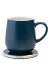 Ohom Ui Mug & Warmer Set In Deep Navy