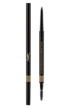 Saint Laurent Couture Brow Slim Eyebrow Pencil In 01 Blond Cendre