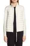 MONCLER QUILTED LIGHTWEIGHT DOWN & CASHMERE CARDIGAN,E10939454700A9000