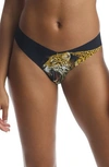 Commando Print Thong