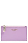 Kate Spade Small Spencer Saffiano Leather Bifold Wallet In Iris Bloom