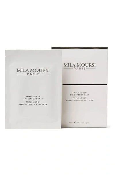 Mila Moursi Triple Action Masque Contour Des Yeux Triple Action Eye Contour Mask, 0.17 oz